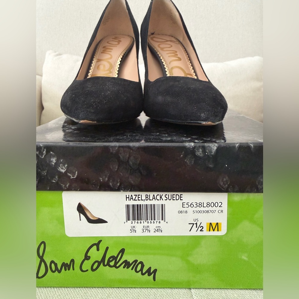 Sam Edelman Hazel Pumps Excellent Condition! Black 7.5 - Picture 4 of 7